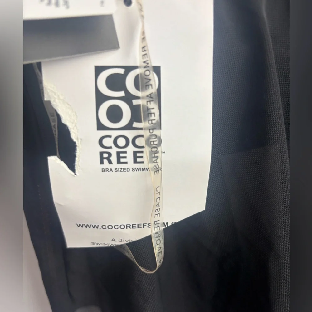 Coco Reef Womens Classic Solid Aura Crop Underwire Bikini Top NWT!Size 32D - Picture 11 of 13